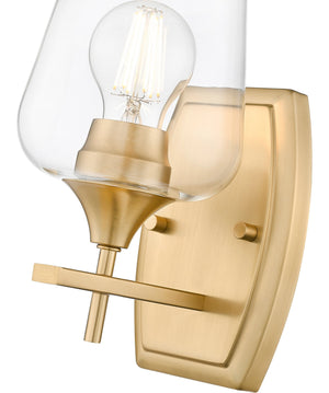 Z-Lite - 473-1S-BBR - One Light Wall Sconce - Joliet - Burnished Brass