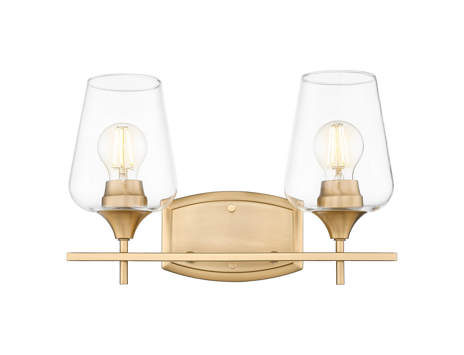 Z-Lite - 473-2V-BBR - Two Light Vanity - Joliet - Burnished Brass