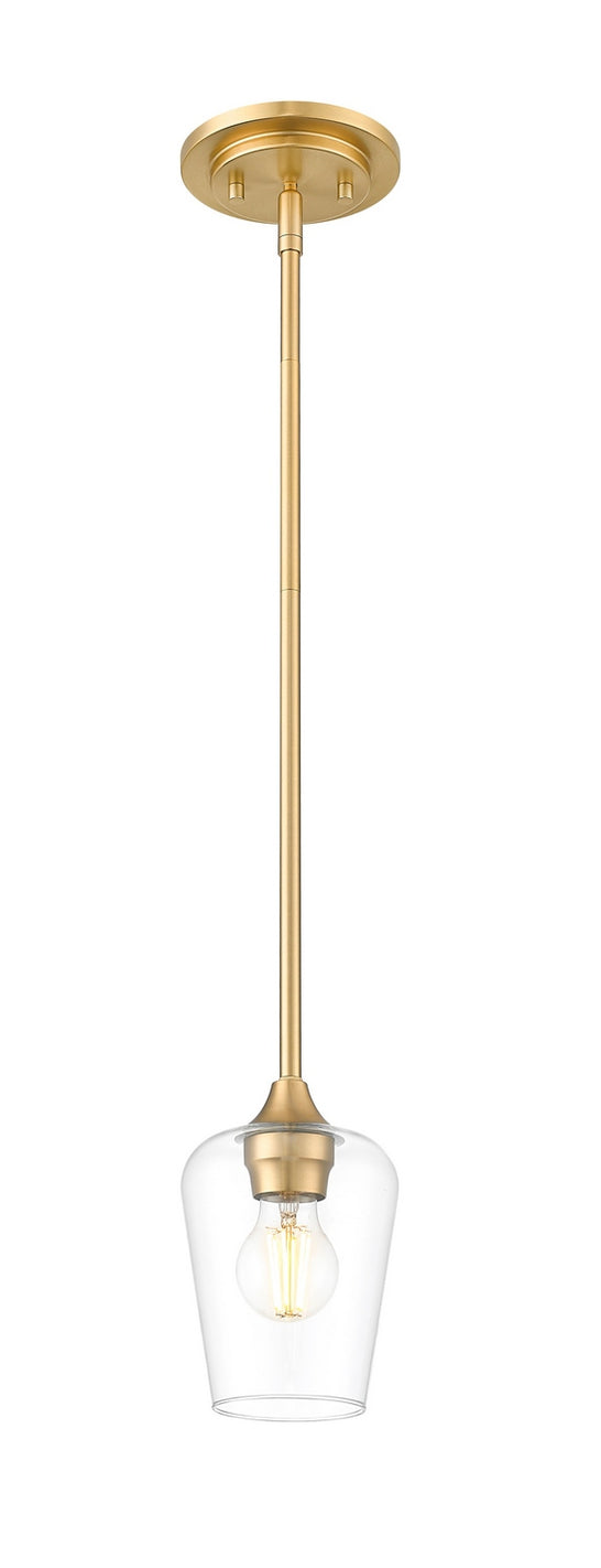Z-Lite - 473MP-BBR - One Light Pendant - Joliet - Burnished Brass