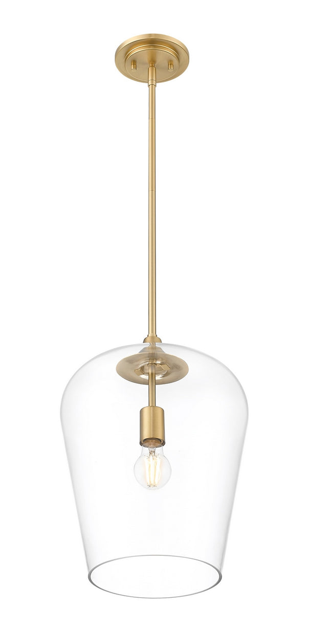 Z-Lite - 473P12-BBR - One Light Pendant - Joliet - Burnished Brass