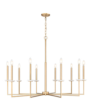 Z-Lite - 6100-10MGLD - Ten Light Chandelier - Gaultier - Modern Gold
