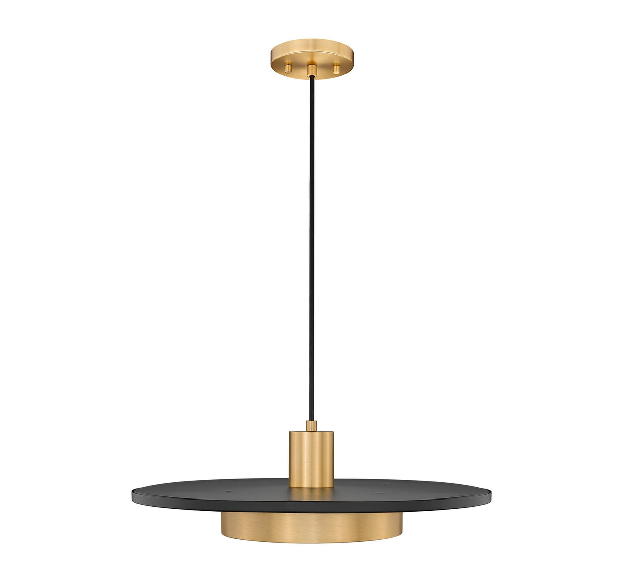 Z-Lite - 829P20-MB-MGLD-LED - LED Pendant - Ludo - Matte Black + Modern Gold