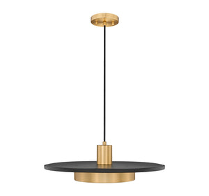 Z-Lite - 829P20-MB-MGLD-LED - LED Pendant - Ludo - Matte Black + Modern Gold