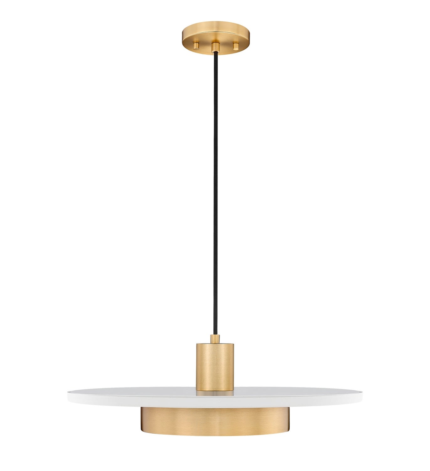 Z-Lite - 829P20-MW-MGLD-LED - LED Pendant - Ludo - Matte White + Modern Gold