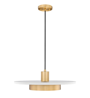 Z-Lite - 829P20-MW-MGLD-LED - LED Pendant - Ludo - Matte White + Modern Gold