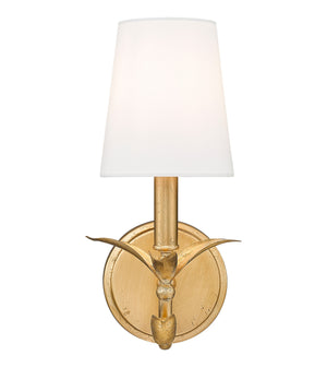 Z-Lite - 830-1S-GLF - One Light Wall Sconce - Aslin - Gold Leaf