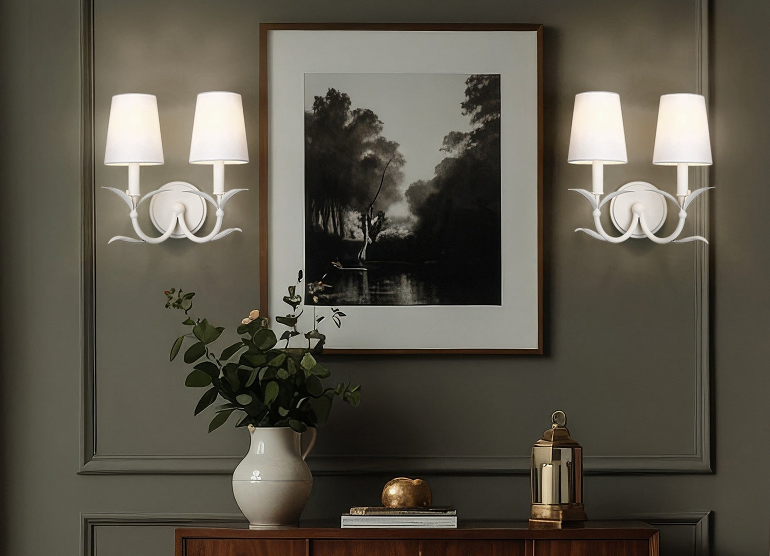 Z-Lite - 830-2S-TXWH - Two Light Wall Sconce - Aslin - Textured White