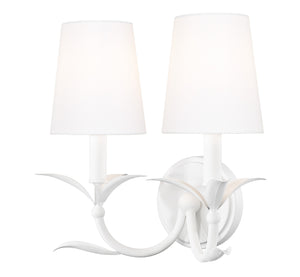 Z-Lite - 830-2S-TXWH - Two Light Wall Sconce - Aslin - Textured White