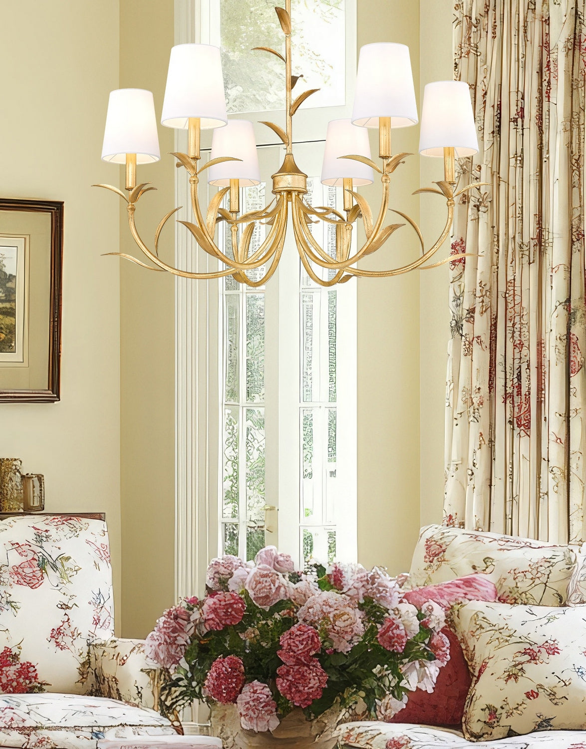 Z-Lite - 830-31GLF - Six Light Chandelier - Aslin - Gold Leaf
