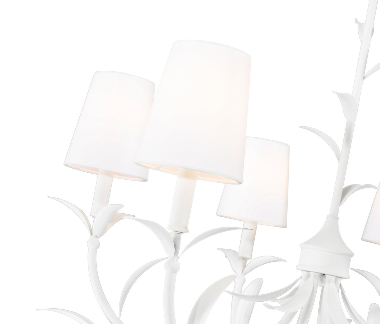 Z-Lite - 830-31TXWH - Six Light Chandelier - Aslin - Textured White