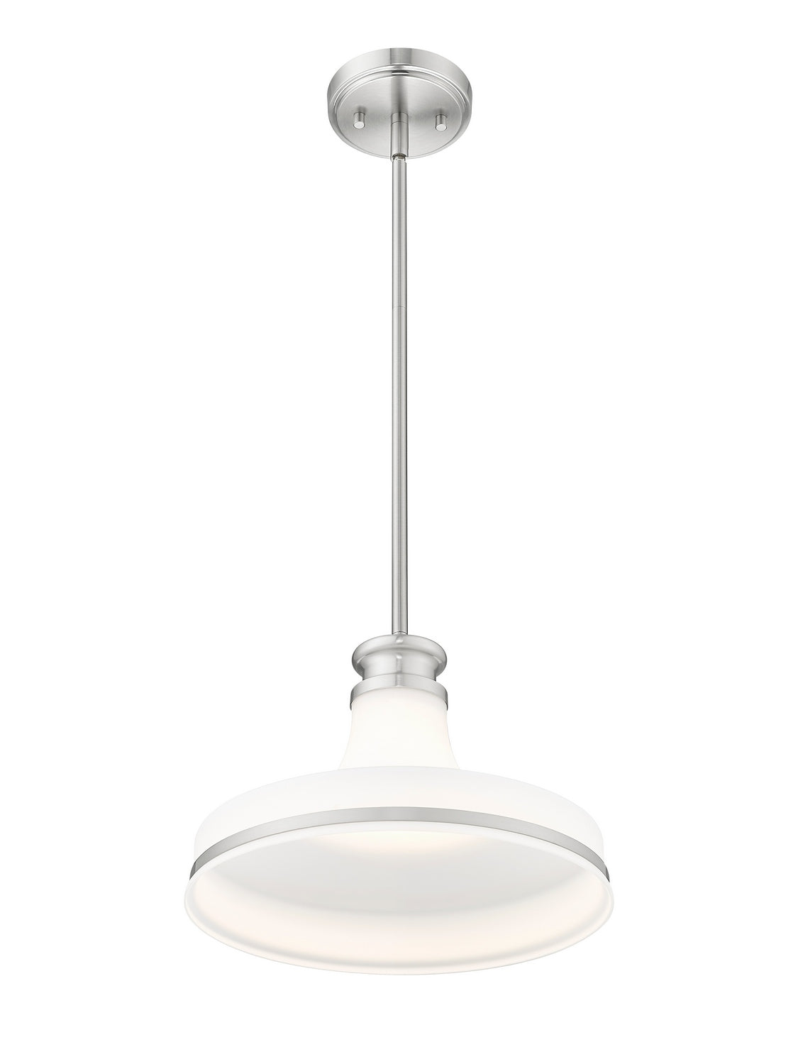 Z-Lite - 831P12-BN - One Light Pendant - Reznor - Brushed Nickel