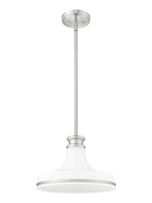 Z-Lite - 831P12-BN - One Light Pendant - Reznor - Brushed Nickel