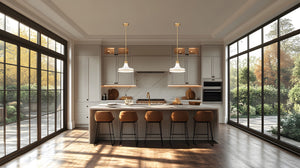 Z-Lite - 831P12-MGLD - One Light Pendant - Reznor - Modern Gold