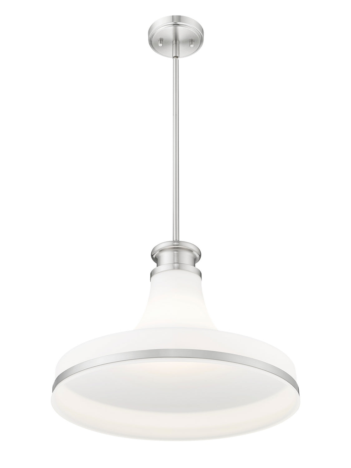 Z-Lite - 831P18-BN - One Light Pendant - Reznor - Brushed Nickel