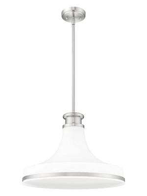 Z-Lite - 831P18-BN - One Light Pendant - Reznor - Brushed Nickel