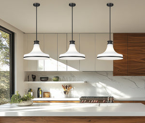 Z-Lite - 831P18-MB - One Light Pendant - Reznor - Matte Black