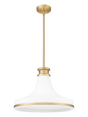 Z-Lite - 831P18-MGLD - One Light Pendant - Reznor - Modern Gold
