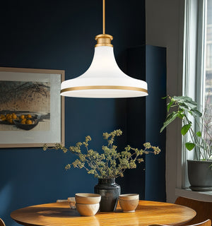Z-Lite - 831P18-MGLD - One Light Pendant - Reznor - Modern Gold