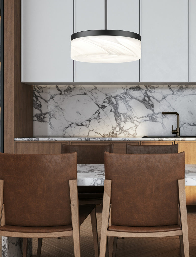 Z-Lite - 827P13-MB-LED - LED Pendant - Renaud - Matte Black