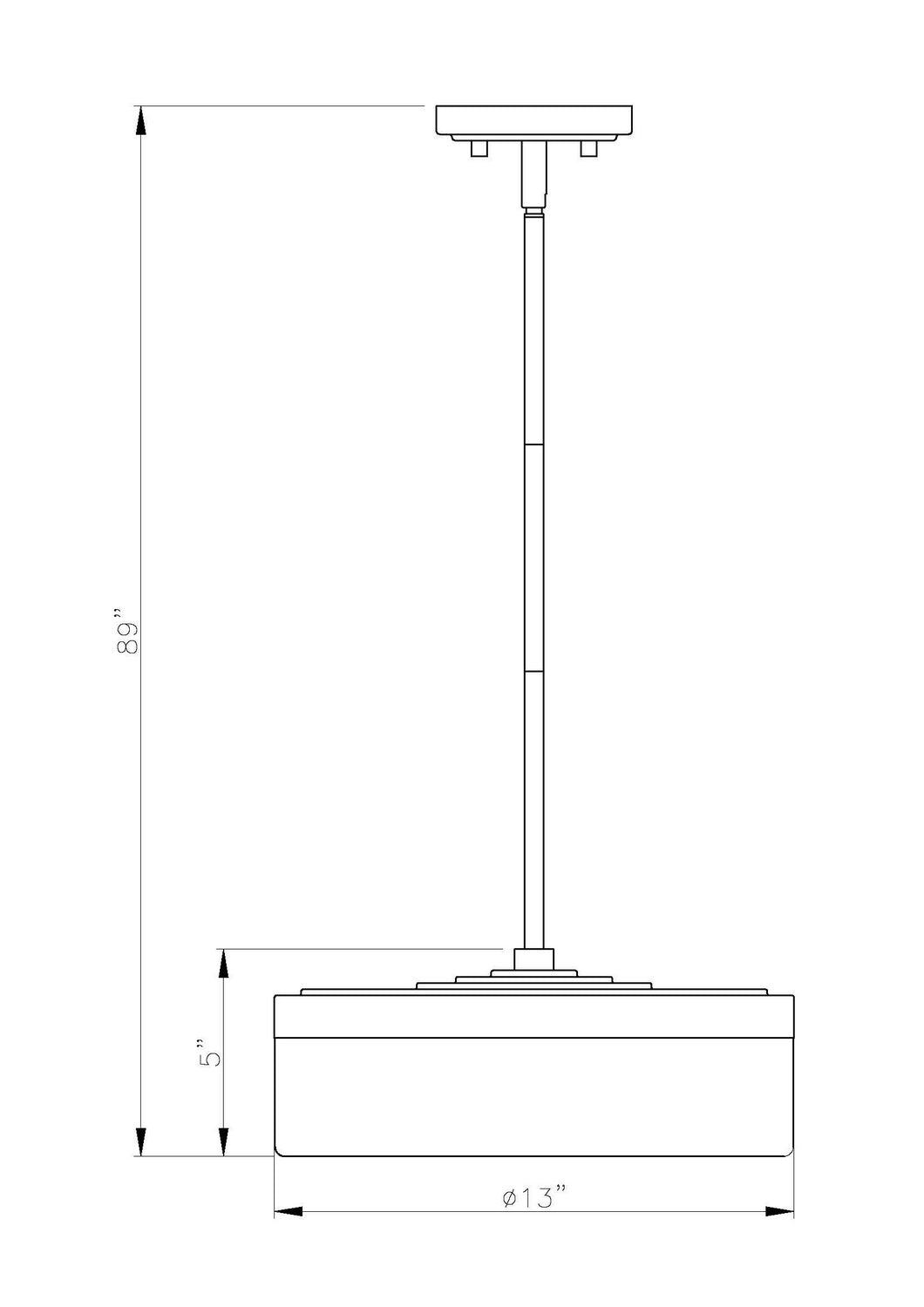 Z-Lite - 827P13-MGLD-LED - LED Pendant - Renaud - Modern Gold