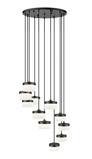 Z-Lite - 827P6-11R-MB-LED - LED Chandelier - Renaud - Matte Black