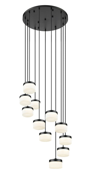 Z-Lite - 827P6-11R-MB-LED - LED Chandelier - Renaud - Matte Black