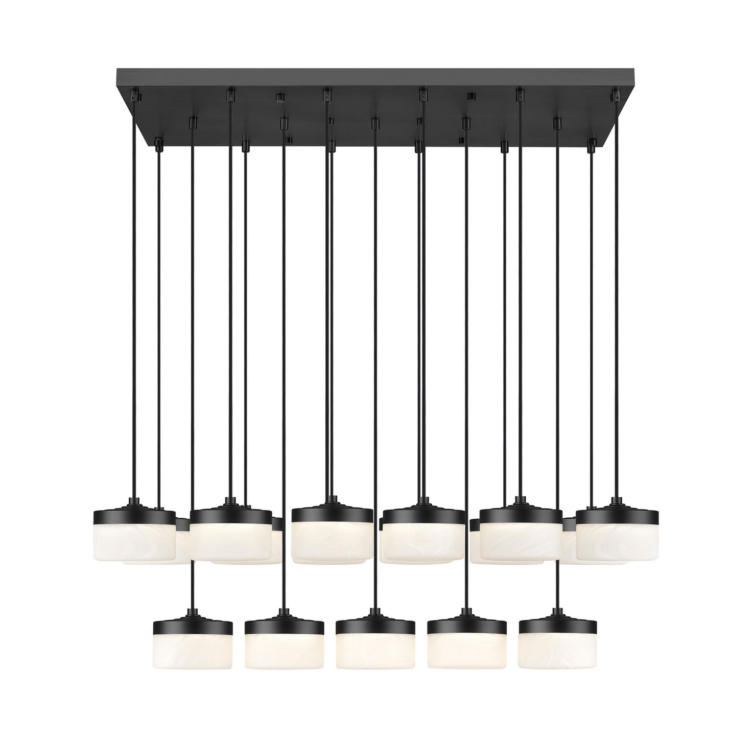 Z-Lite - 827P6-17L-MB-LED - LED Linear Chandelier - Renaud - Matte Black