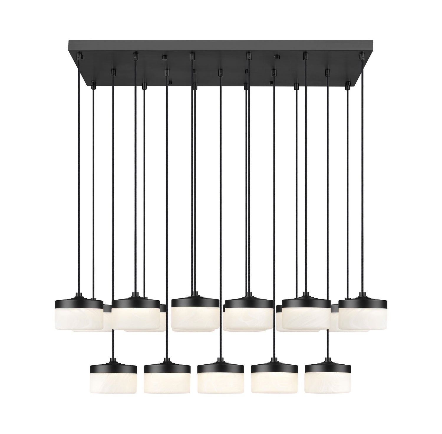 Z-Lite - 827P6-17L-MB-LED - LED Linear Chandelier - Renaud - Matte Black