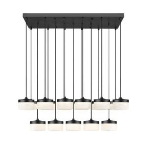 Z-Lite - 827P6-17L-MB-LED - LED Linear Chandelier - Renaud - Matte Black