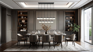 Z-Lite - 827P6-17L-MB-LED - LED Linear Chandelier - Renaud - Matte Black