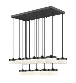 Z-Lite - 827P6-17L-MB-LED - LED Linear Chandelier - Renaud - Matte Black