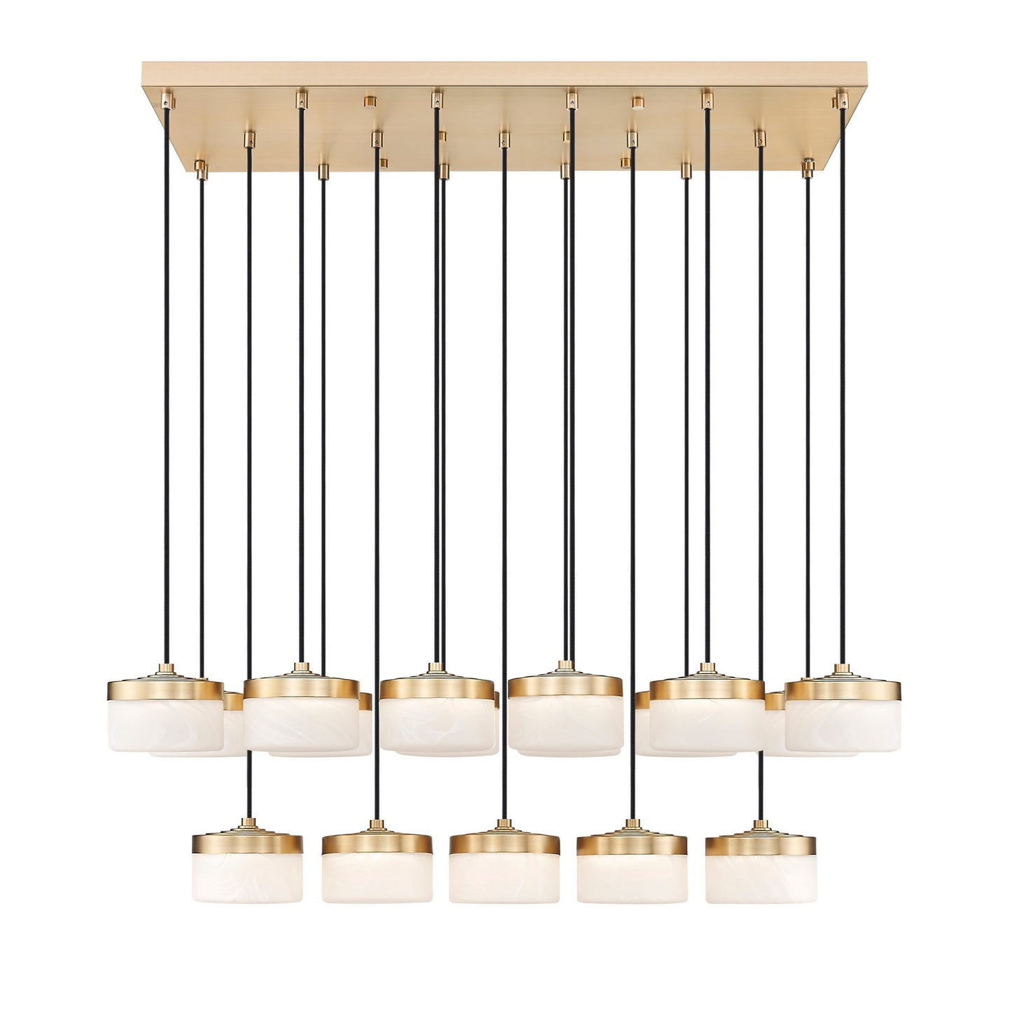 Z-Lite - 827P6-17L-MGLD-LED - LED Linear Chandelier - Renaud - Modern Gold