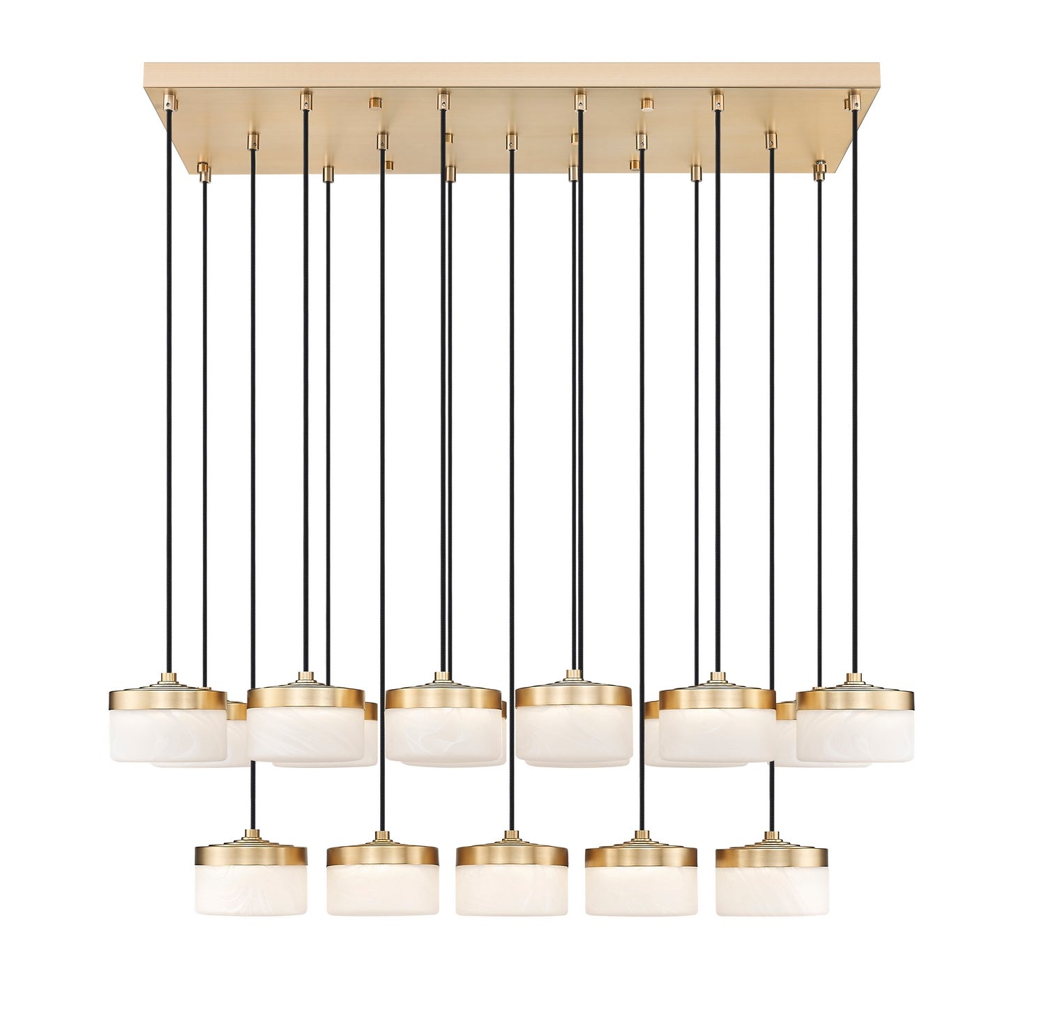 Z-Lite - 827P6-17L-MGLD-LED - LED Linear Chandelier - Renaud - Modern Gold