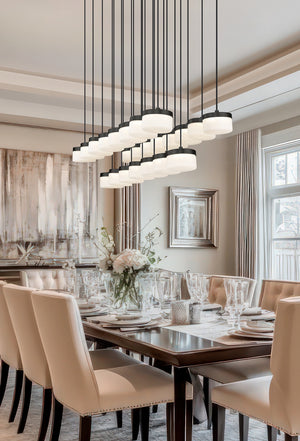 Z-Lite - 827P6-23L-MB-LED - LED Linear Chandelier - Renaud - Matte Black