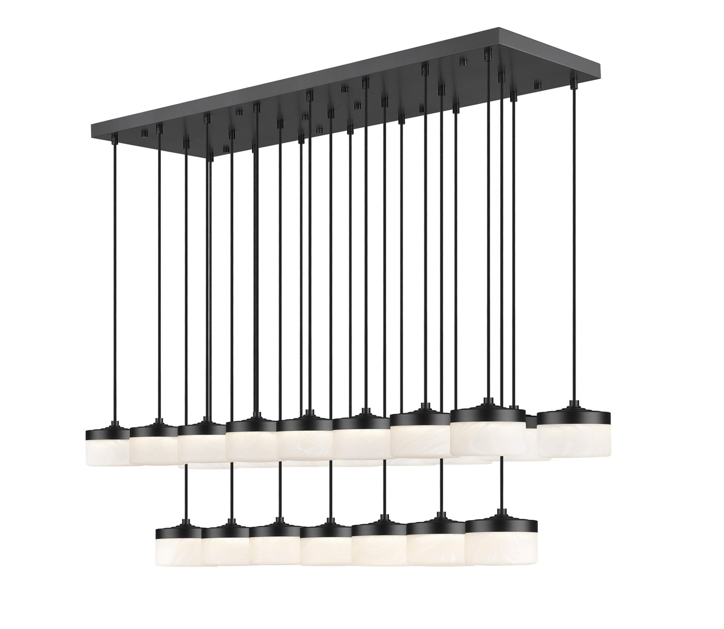 Z-Lite - 827P6-23L-MB-LED - LED Linear Chandelier - Renaud - Matte Black