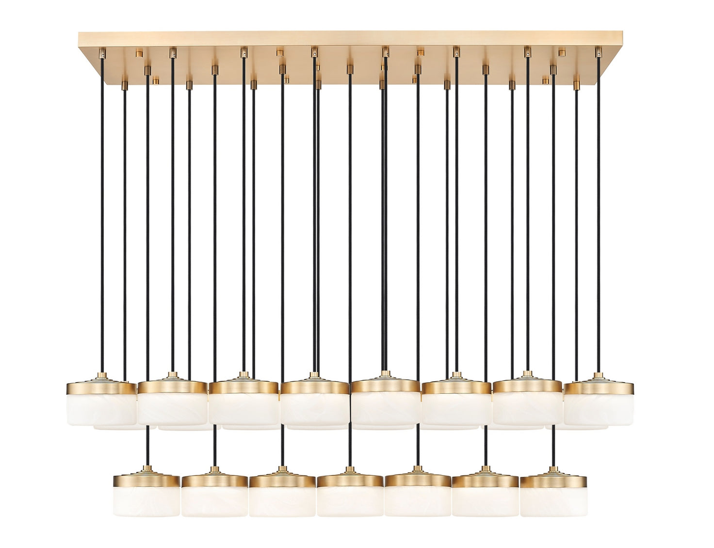 Z-Lite - 827P6-23L-MGLD-LED - LED Linear Chandelier - Renaud - Modern Gold