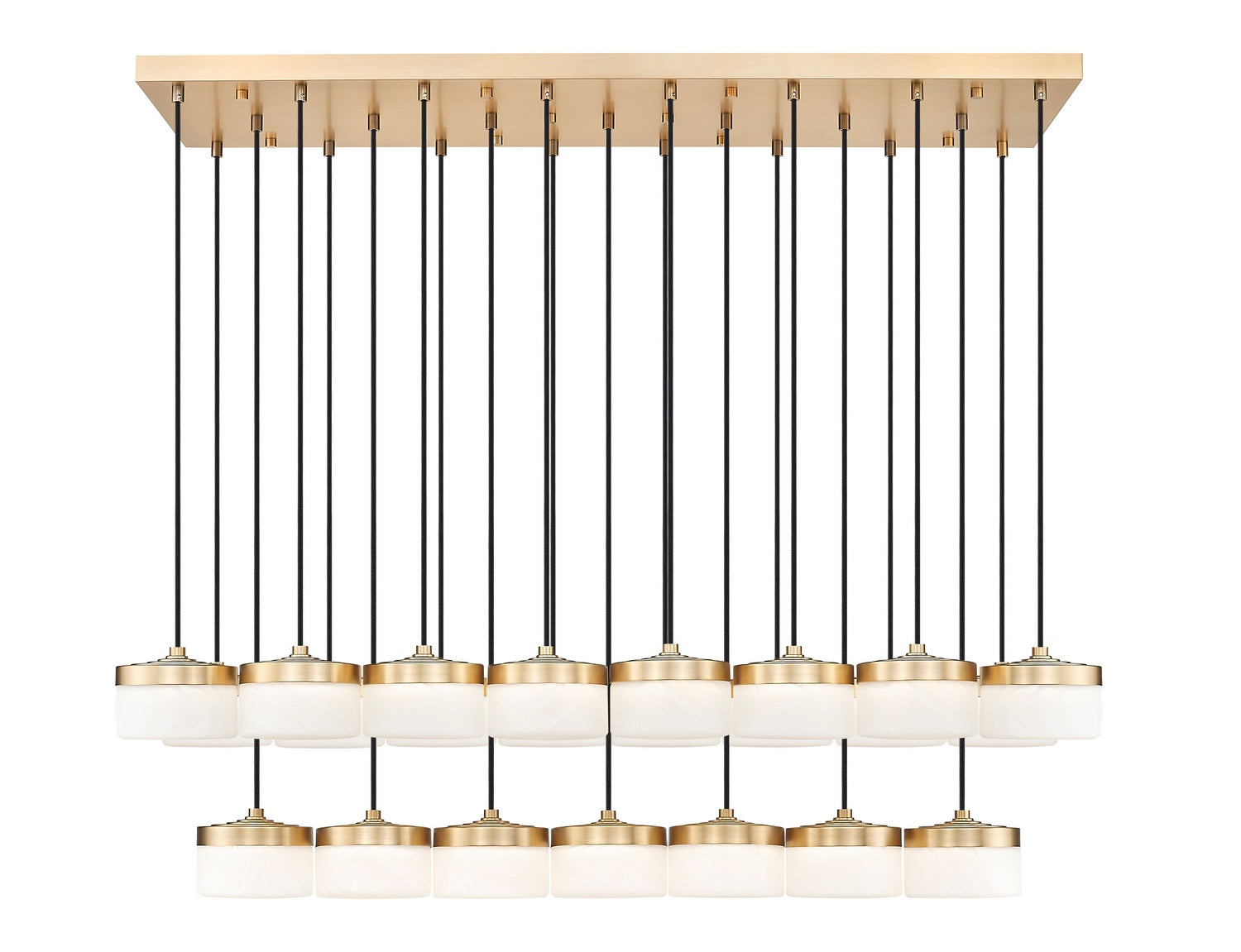 Z-Lite - 827P6-23L-MGLD-LED - LED Linear Chandelier - Renaud - Modern Gold