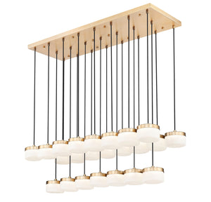 Z-Lite - 827P6-23L-MGLD-LED - LED Linear Chandelier - Renaud - Modern Gold