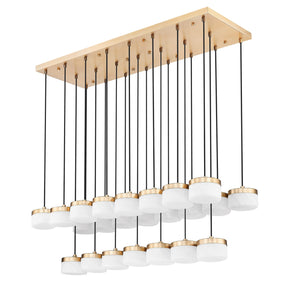 Z-Lite - 827P6-23L-MGLD-LED - LED Linear Chandelier - Renaud - Modern Gold