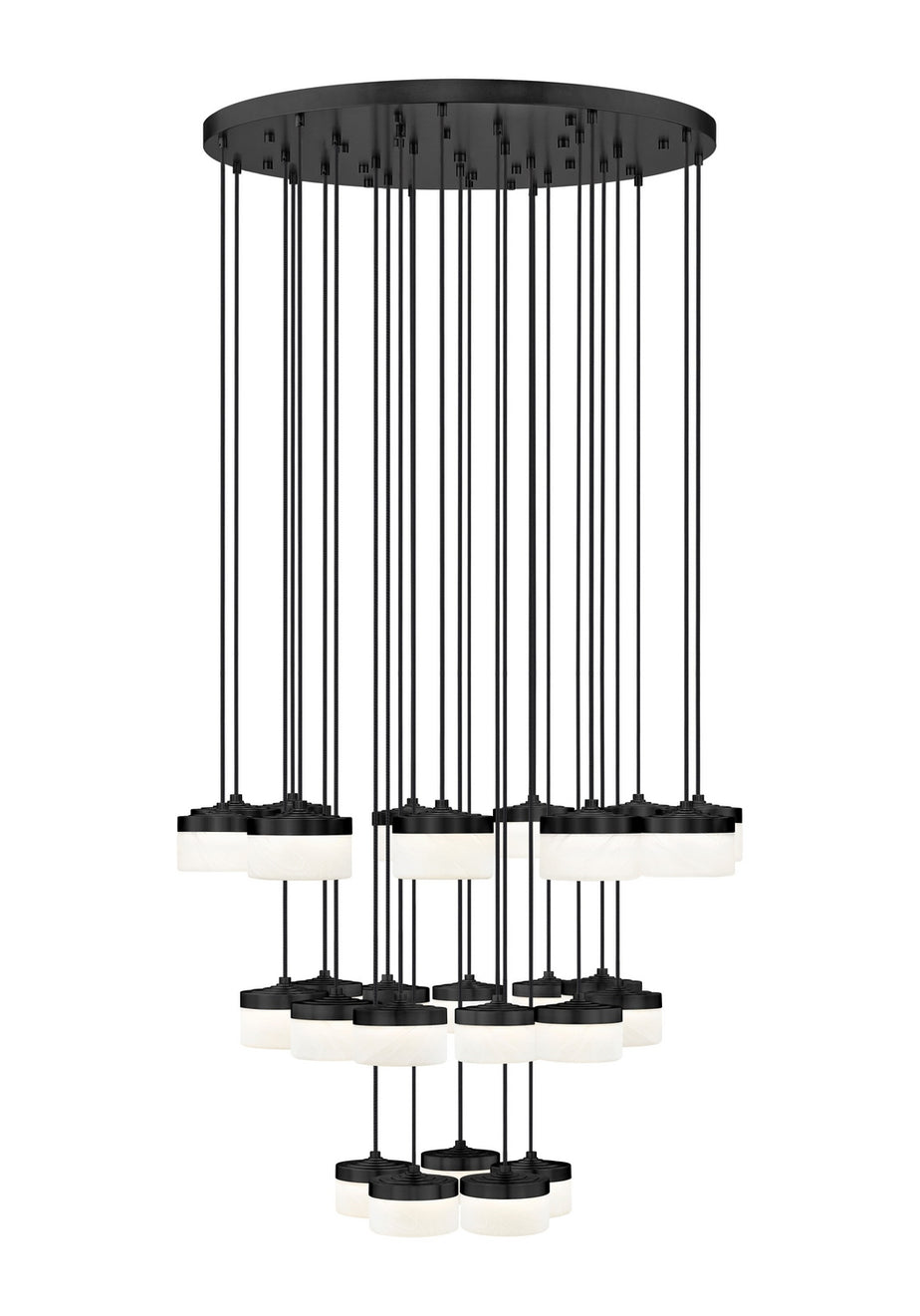 Z-Lite - 827P6-27R-MB-LED - LED Chandelier - Renaud - Matte Black