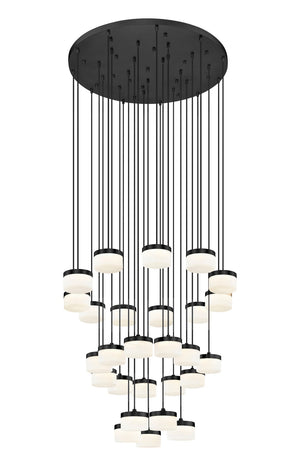 Z-Lite - 827P6-27R-MB-LED - LED Chandelier - Renaud - Matte Black
