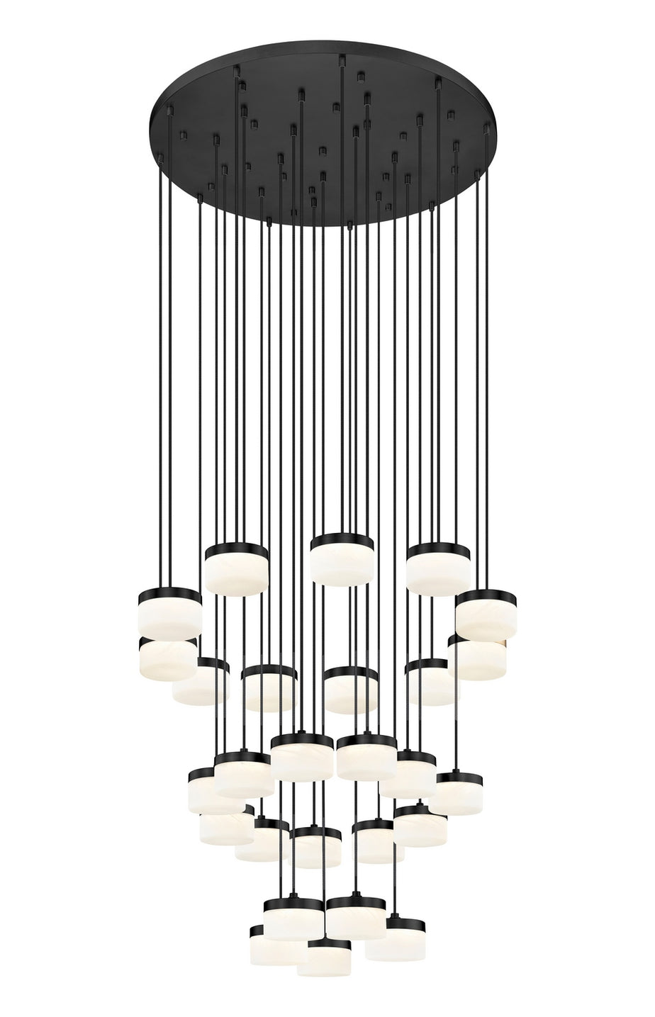 Z-Lite - 827P6-27R-MB-LED - LED Chandelier - Renaud - Matte Black