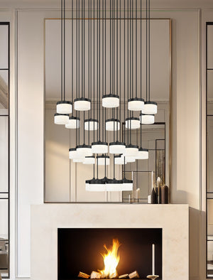 Z-Lite - 827P6-27R-MB-LED - LED Chandelier - Renaud - Matte Black
