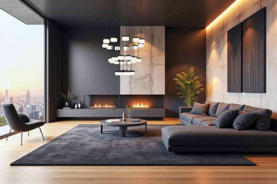 Z-Lite - 827P6-27R-MB-LED - LED Chandelier - Renaud - Matte Black