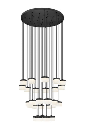 Z-Lite - 827P6-27R-MB-LED - LED Chandelier - Renaud - Matte Black