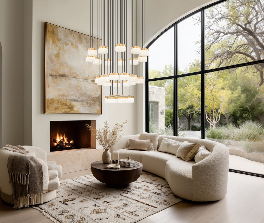 Z-Lite - 827P6-27R-MGLD-LED - LED Chandelier - Renaud - Modern Gold