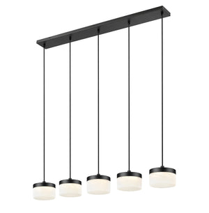 Z-Lite - 827P6-5L-MB-LED - LED Linear Chandelier - Renaud - Matte Black