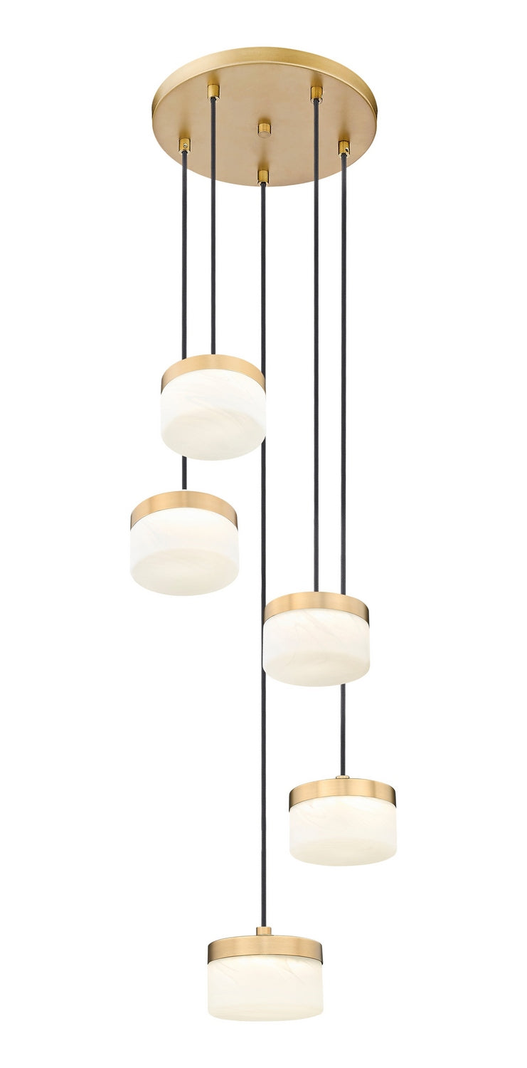 Z-Lite - 827P6-5R-MGLD-LED - LED Chandelier - Renaud - Modern Gold