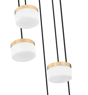 Z-Lite - 827P6-5R-MGLD-LED - LED Chandelier - Renaud - Modern Gold