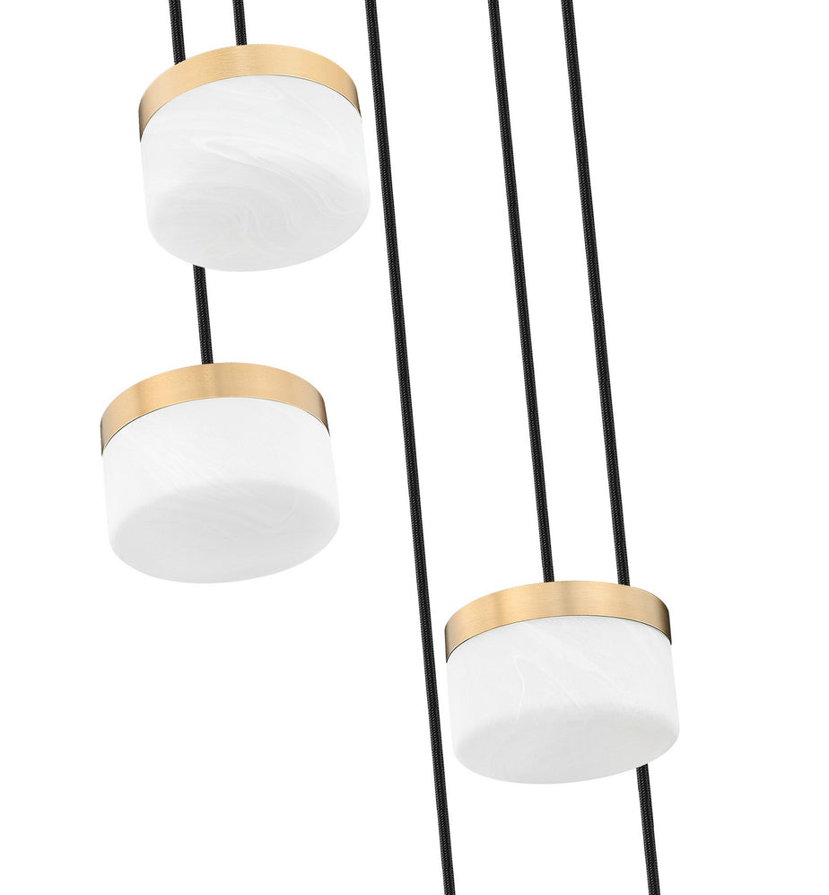 Z-Lite - 827P6-5R-MGLD-LED - LED Chandelier - Renaud - Modern Gold